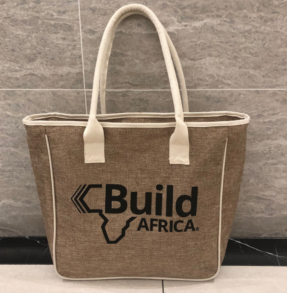 linen handle bag