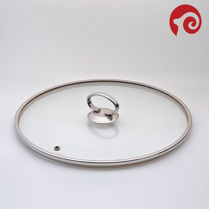 4mm thickness flat pot glass covers tempered glass lid flat glass lid for cookware