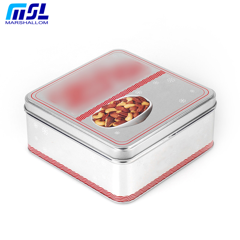 Tin/tinbox/tin packaging/gift box/metal tin/metal can/tin box/Rectangular tin for food