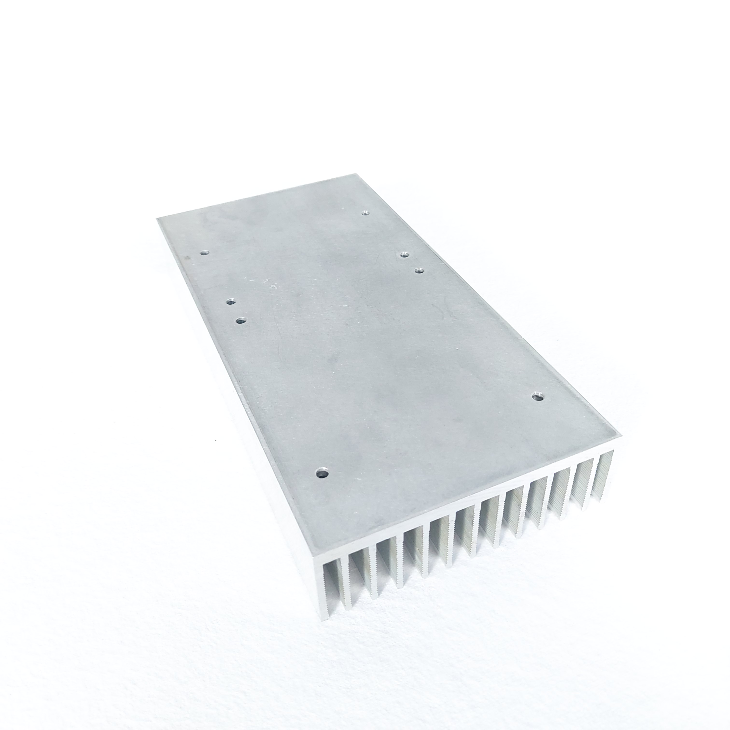 01 Custom extrusion aluminum heat sink with cnc machining