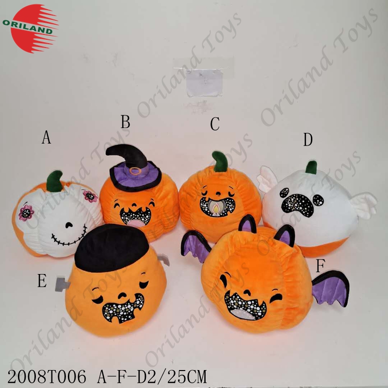 New halloween plush toys glow in the dark stuffed toy light up