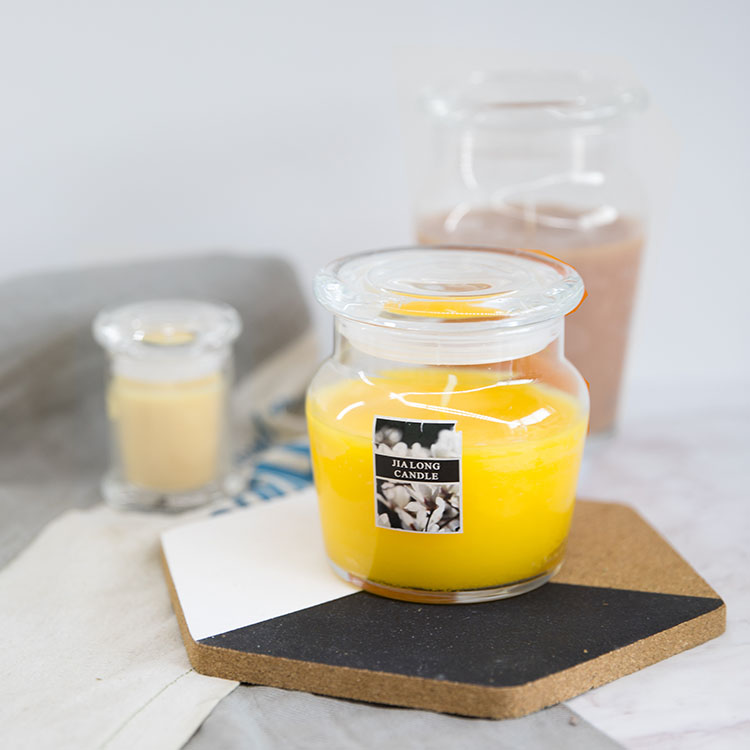 Candle holder soy wax scented candle glass candle jar
