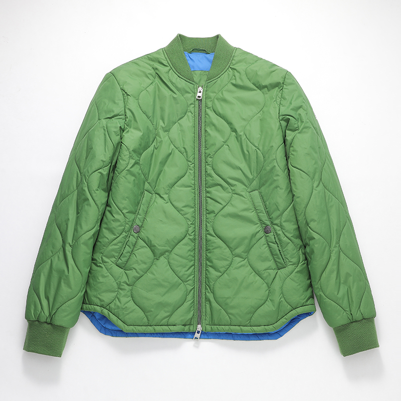 Men's Quilted Bomber Jacket With Recycle DuPont Sorona