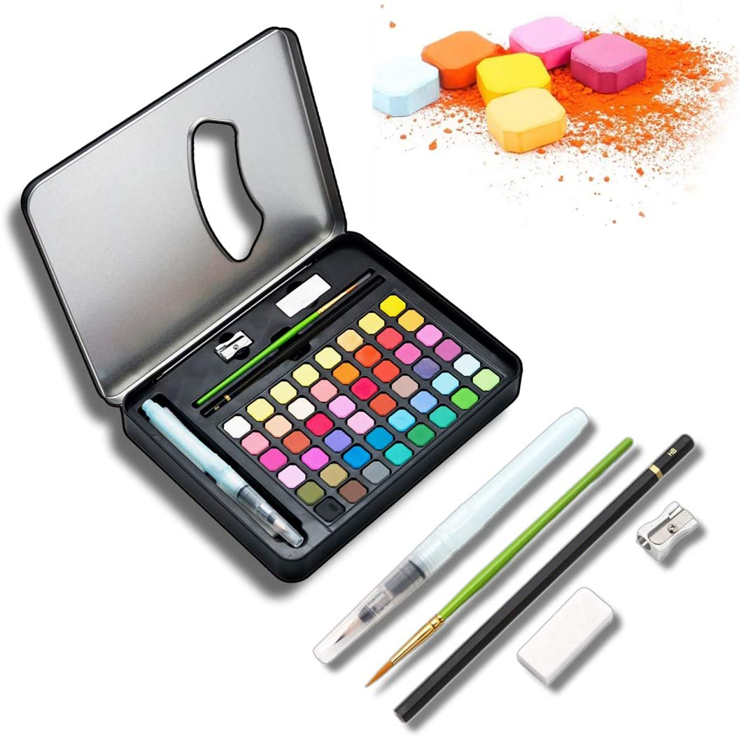 48Color Solid Watercolor Set