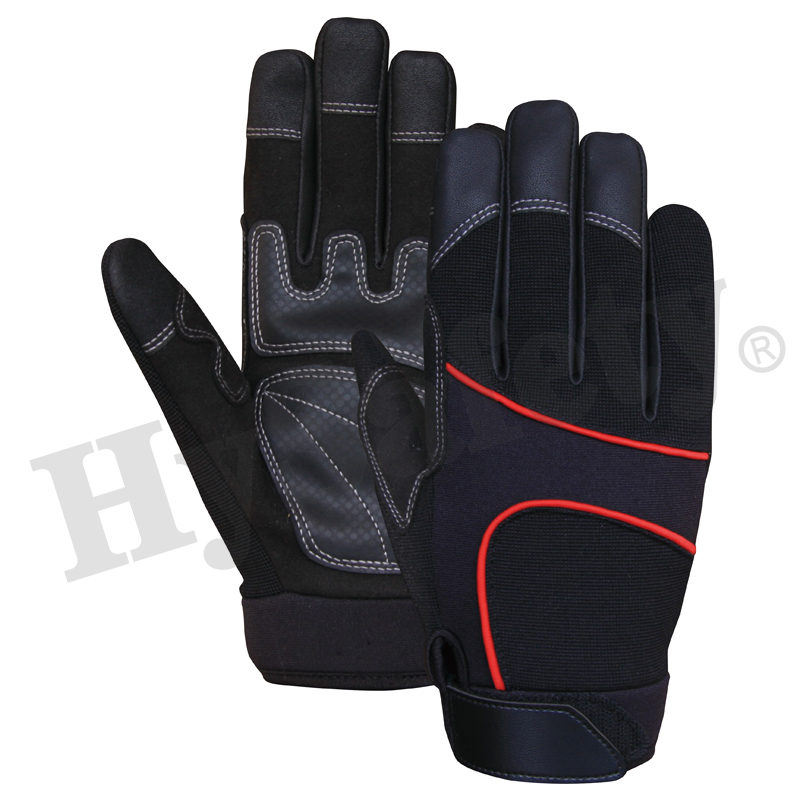 Work glove, work gloves,Mechanics gloves, Mechanics glove,synthetic leather glove, synthetic leather gloves,