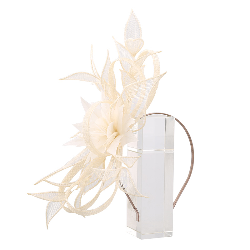 Party Sinamay Headband Philippine Sinamay Fascinator Feather Headwear