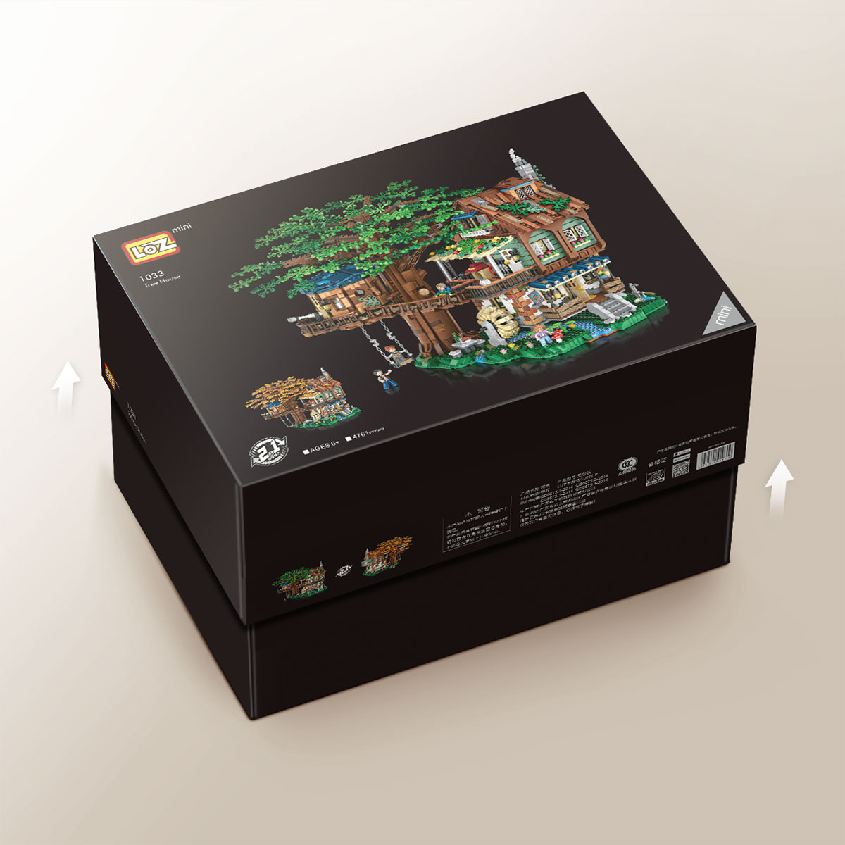 LOZ DIY educational mini building block toys - Tree house 4761pcs