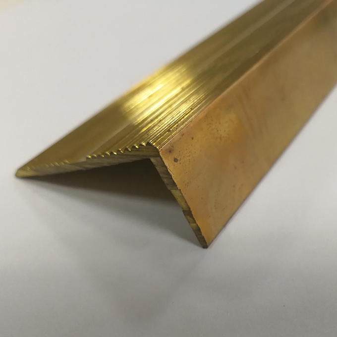 brass tile trim