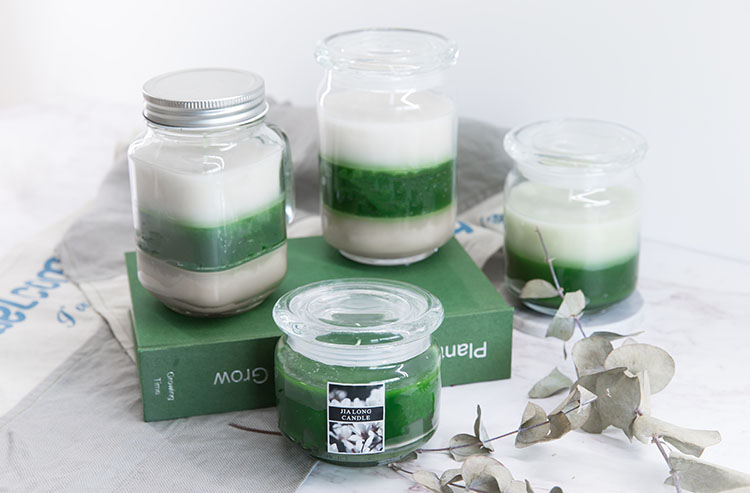 Candle holder soy wax scented candle glass candle jar