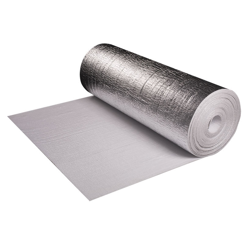 Reflective foamthermal insulation aluminum foil facing roll pe foam Foil Foam and White Film for roof