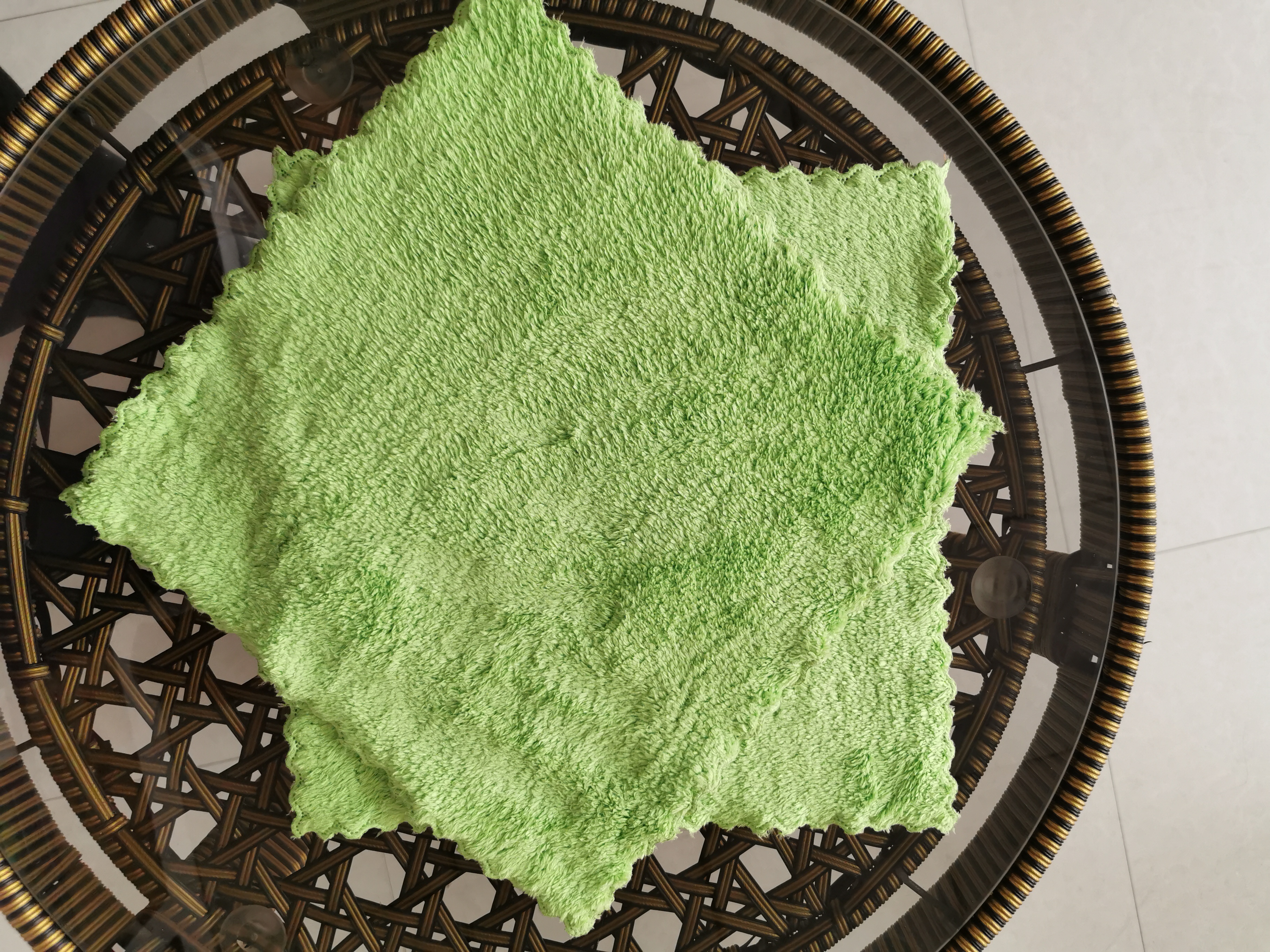 Coral velvet towel cleaning towel