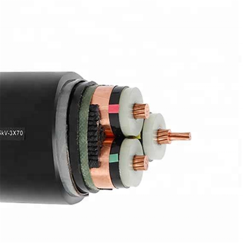 3 Core Copper Conductor XLPE Insulated Single Core 11kv/12/20kv Power Cable 50mm 185mm 300mm2 YJV Price