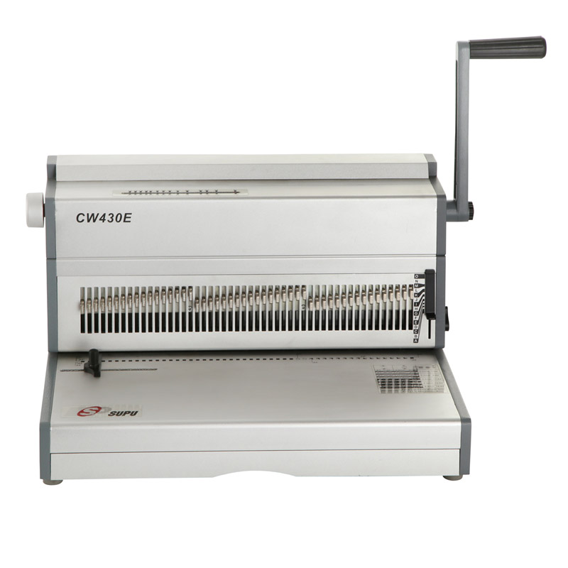 Double wire book binding machine CW430E