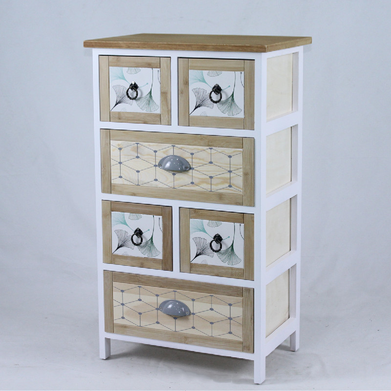 Chest of 8 Drawers white wholesale wooden cabinet with printer drawers