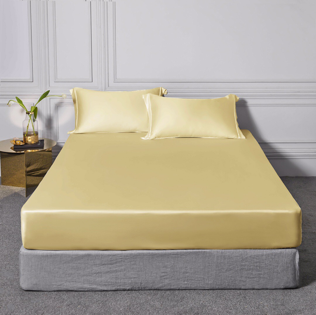 60s Tencel fitted sheet solid color