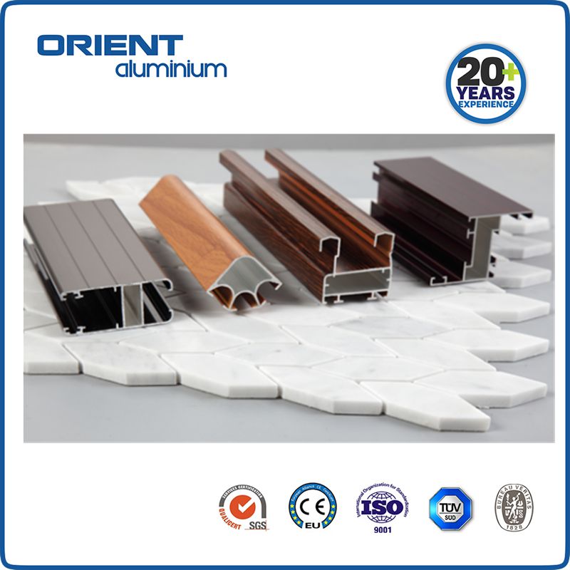 Algeria special design 20,40,42,48 and 50 series aluminium profile