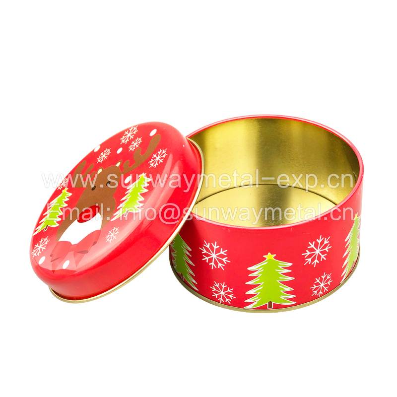 Christmas tin box