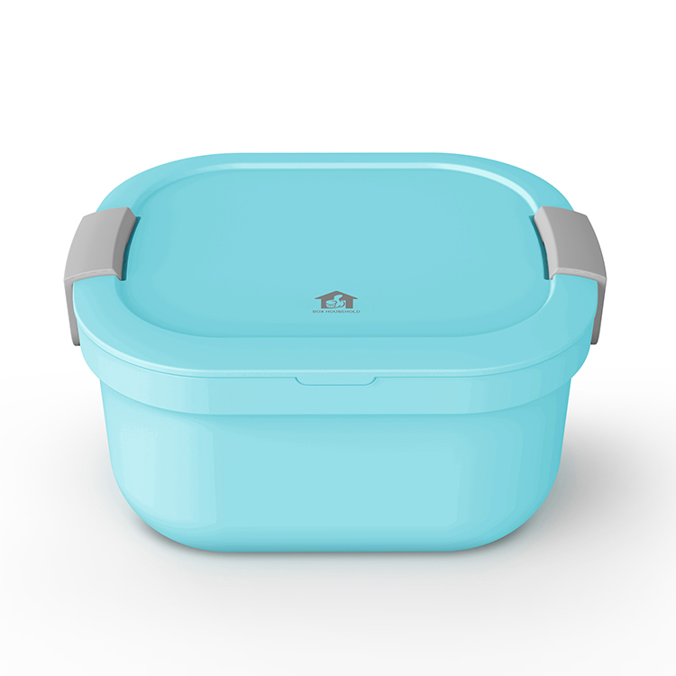 Big Food container Salad bowl lunch box with sauce bottle and cutlery