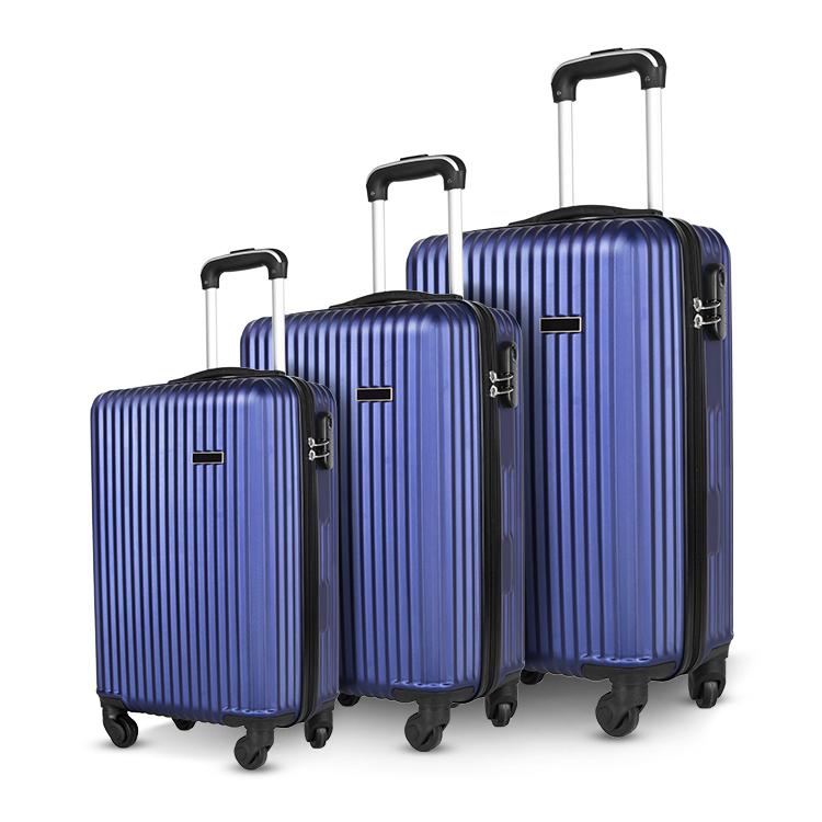 Custom high quality abs trolley hand travelling bags luggage set