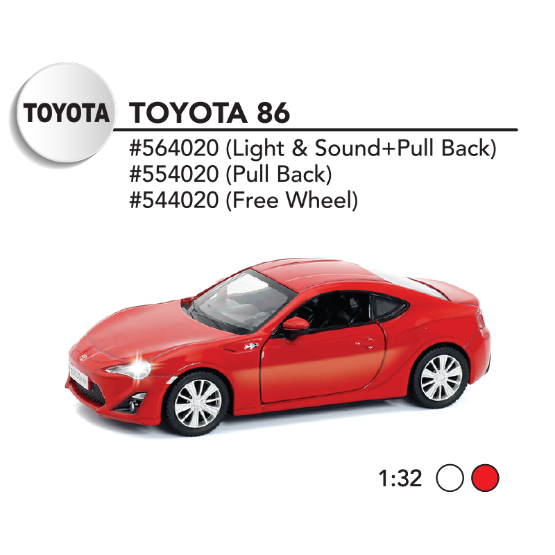 1:32 Toyota 86