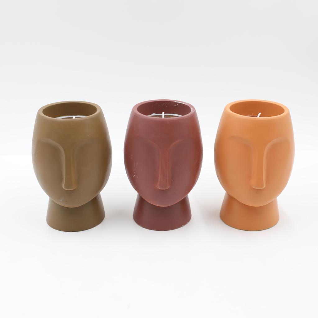 Decorated Scented Cement Candle