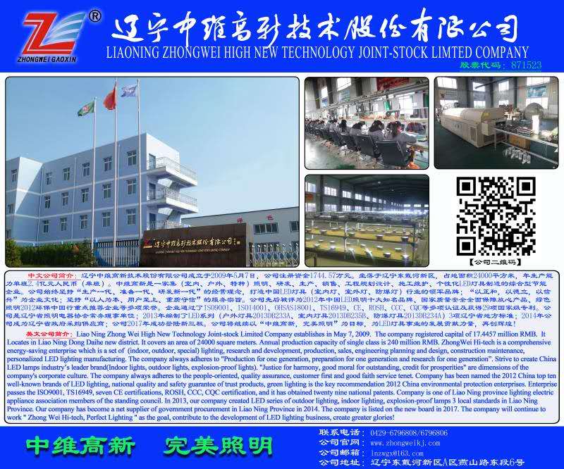 Liaoning Zhongwei High-tech Co., Ltd.