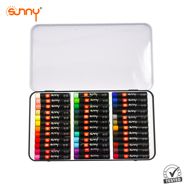 Oil pastel Shanghai Guoyun 36 nature colors smoothy drawing oil stick painting set , wax crayon sets for kids and artists stationery set