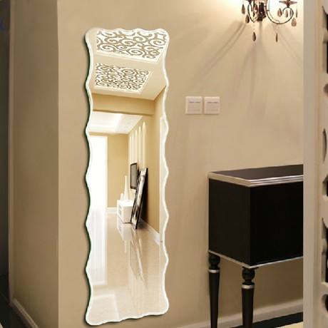 Cheap price beveled frameless glass mirror