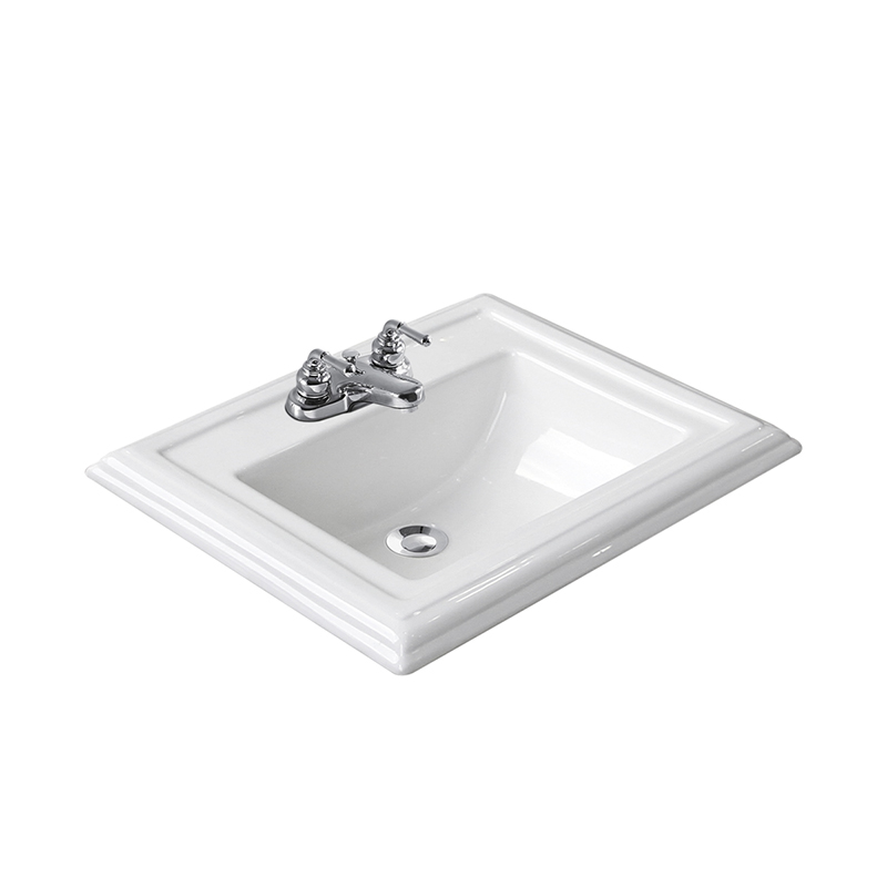 KV3364 Above Counter Basin, 22x18 Rectangular Drop-in Sink
