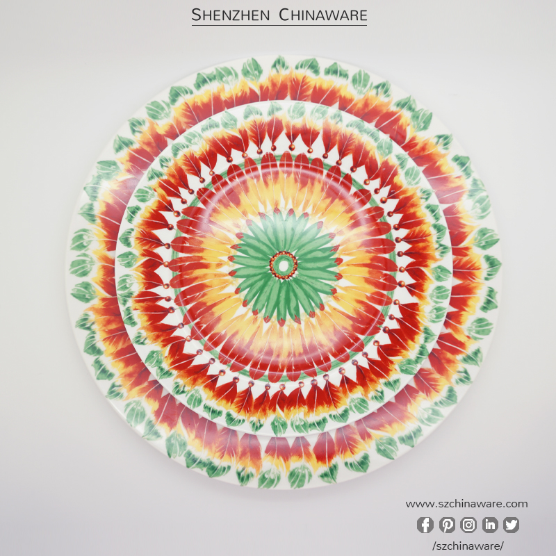 Porcelain New Bone China Tableware Hotwheels Design Tableware SZChinaware Customized Ceramic Dinner Plates OEM For South America