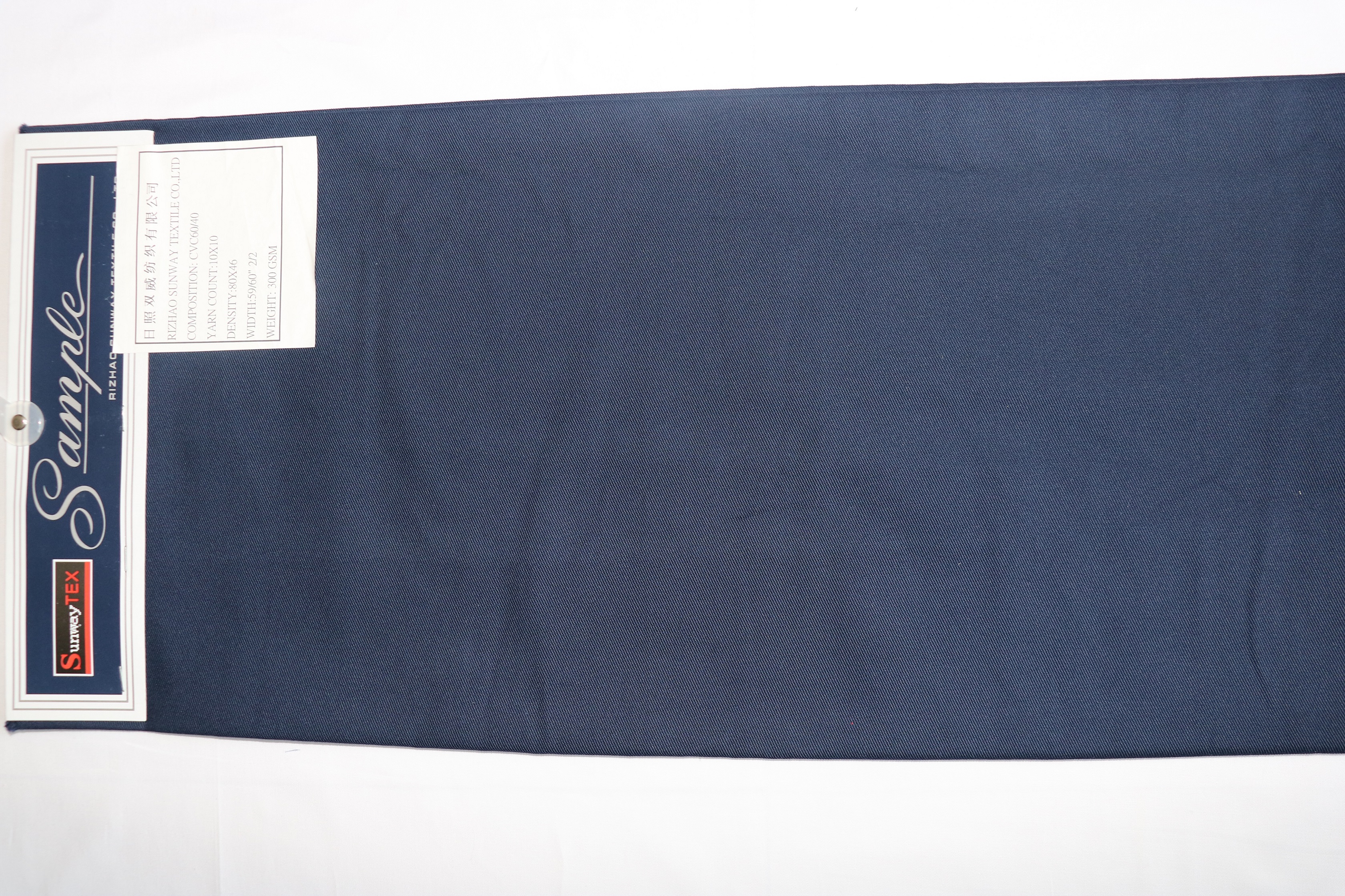60%cotton 40%poly 300gsm 2/2 Dyed
