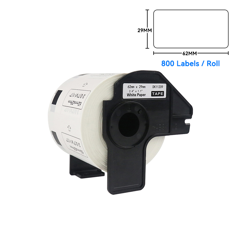 Brother Compatible Label1-1/7" x 2-3/7" DK 1209 Address Labels Waterproof Adhesive Label