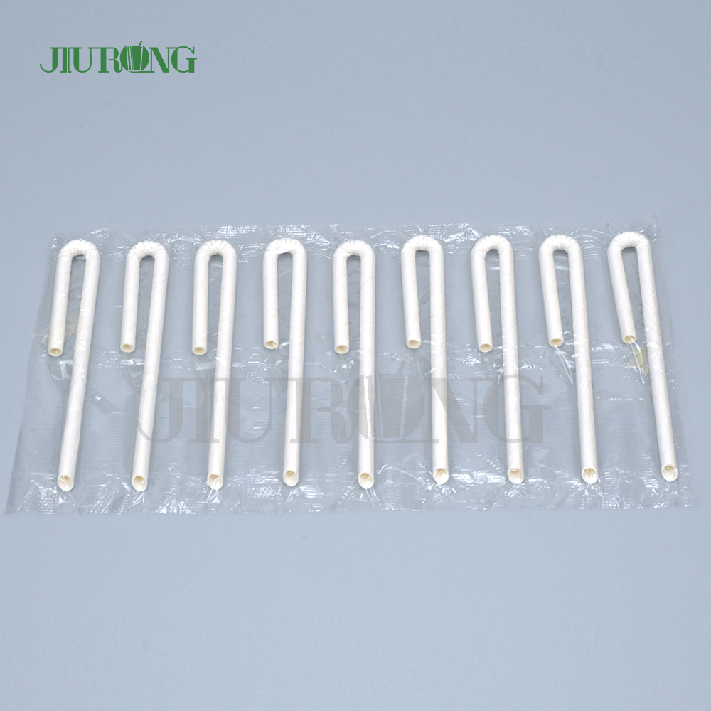 U Shape Paper Straws