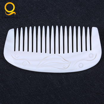 Handmade natural mother of pearl shell hair comb DKL058