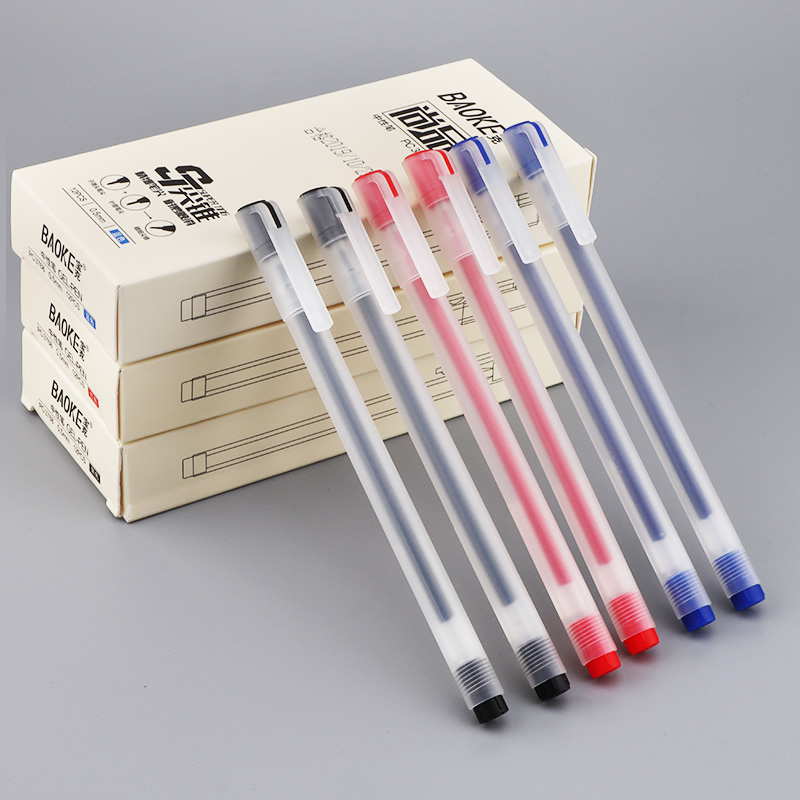 PC3768 jumbo capacity gel ink pen 0.5mm office school Signature gel pen black blue red