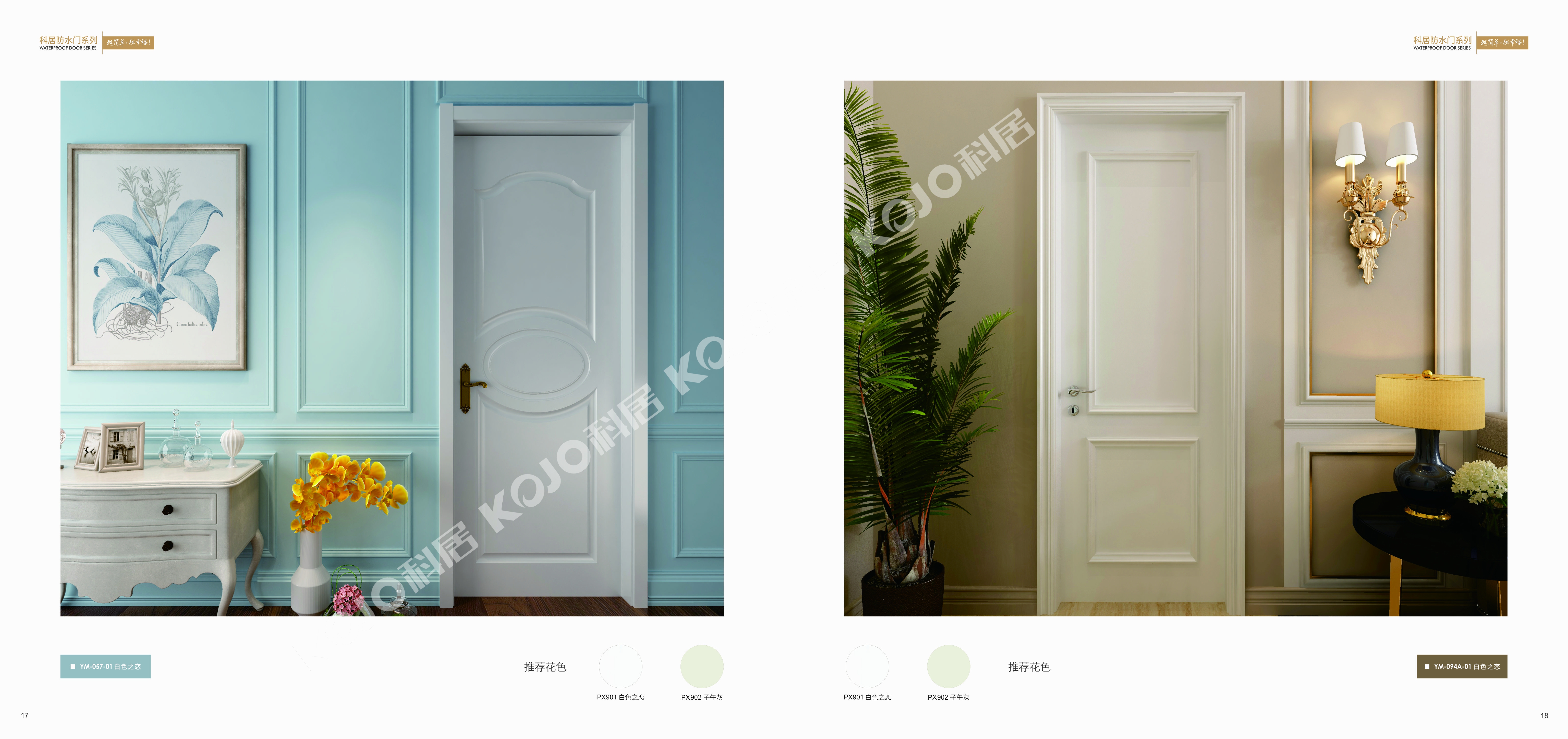WPC waterproof door