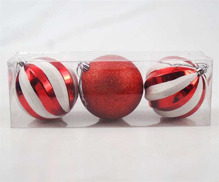 6CM Christmas Tree Ornaments Shatterproof Christmas Ball Hanging Ball