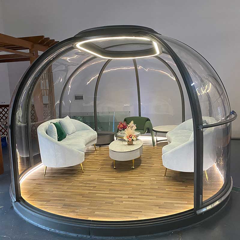 Outdoor Clear PC Crystal Dome House Starry Garden Bubble Sun Room