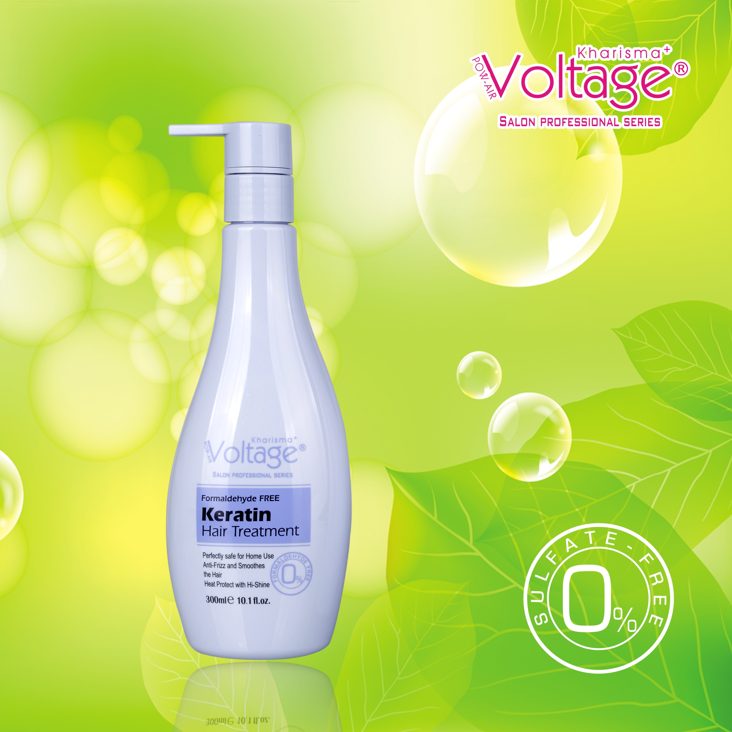 Keratin Hair Blowout Treatment Professional Results Straighten and Smooths Hair formaldehyde free for home use 30 days