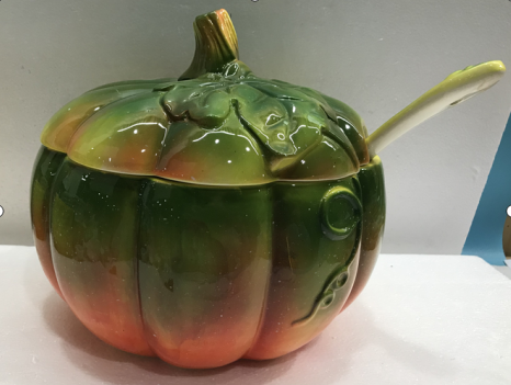 ceramic Pumpkin jar