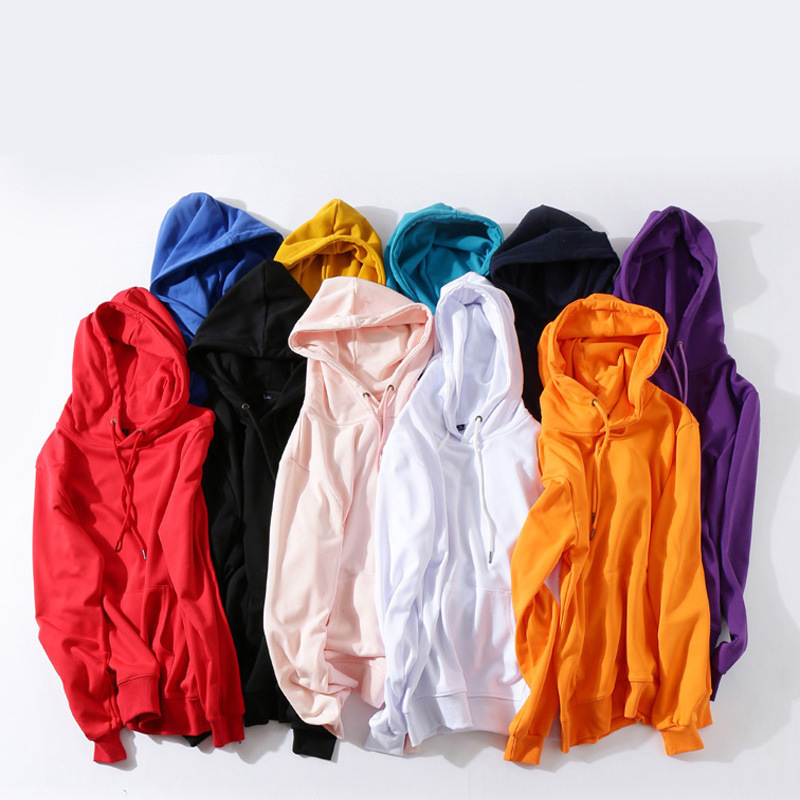 100% cotton drop shoulder hoodies