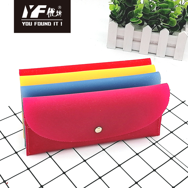Colorful Custom Logo TPU Women Wallet
