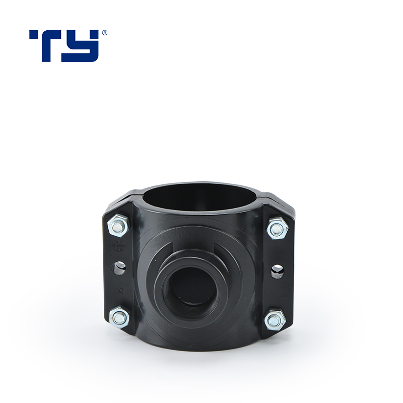 PP Fitting Plastic fitting Adding Exit fitting Clamp Saddle