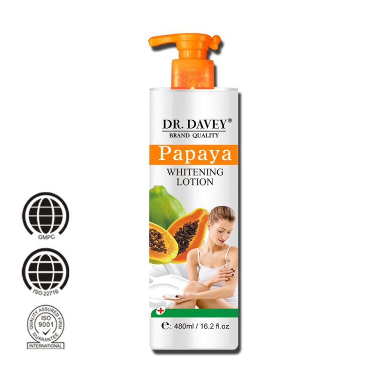 DR.DAVEY Papaya Body Cream Skin body lotion Moisturizing 480ml