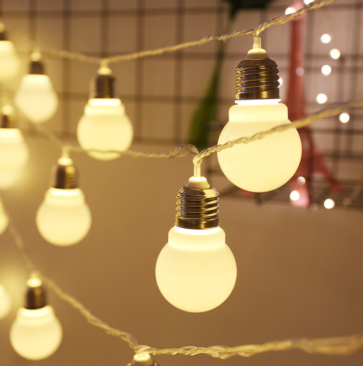 LED lamp flash lamp 5 cm bulb large ball decorative lamp string bedroom decoration wedding anchor background lamp