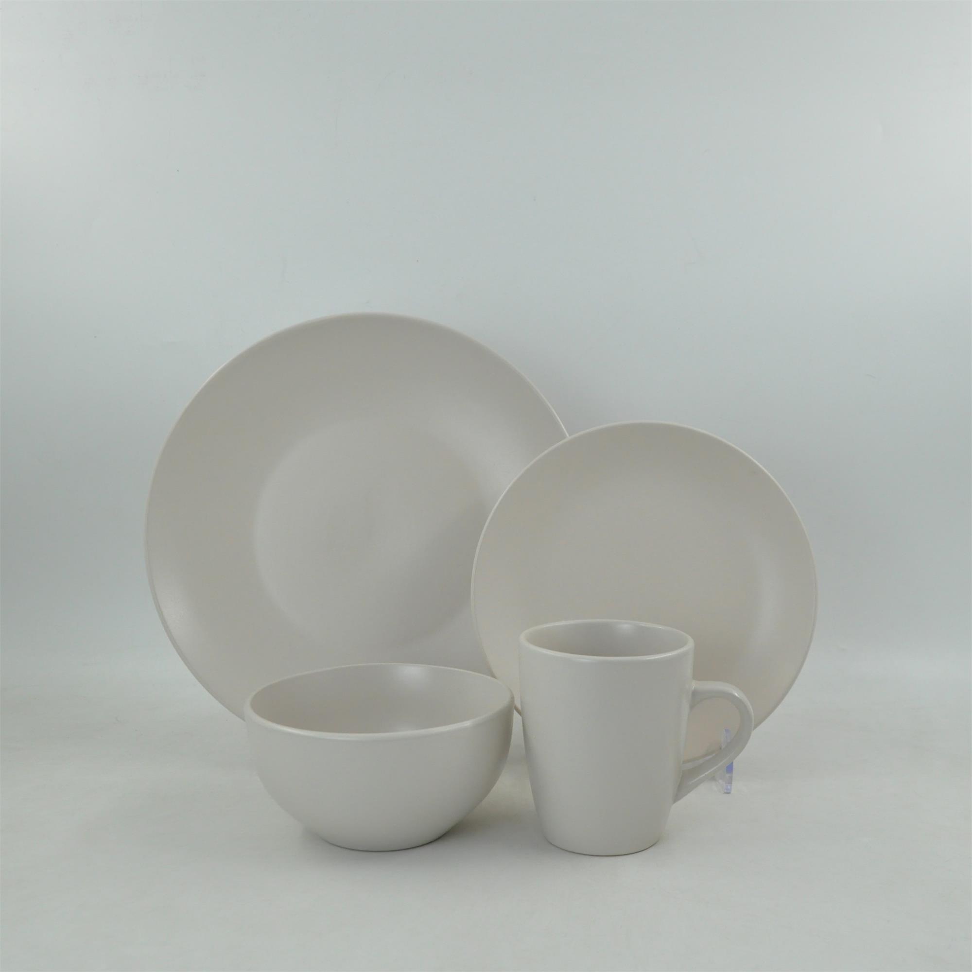 Factory unique design wedding tableware sets ceramic plate bowl cup glazed stoneware matt ceramic dinner set dinnerware
