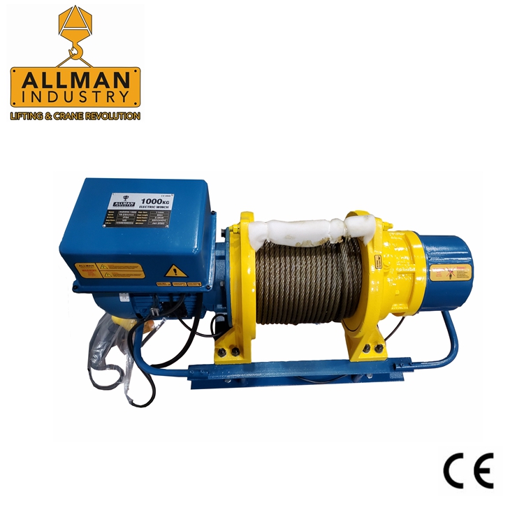 ALLMAN brand AMW-1000 Model construction lift electric winch