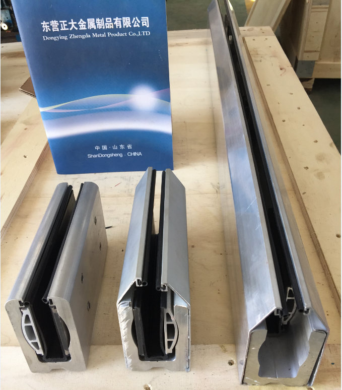 Frameless Pool Fence Aluminum Handrail Glass Hardware Railing U Channel