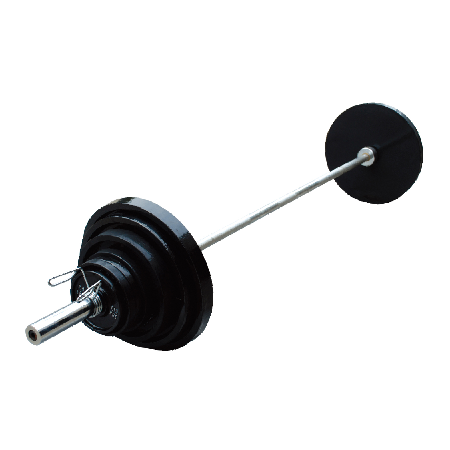300lb black painted olympic barbell sets