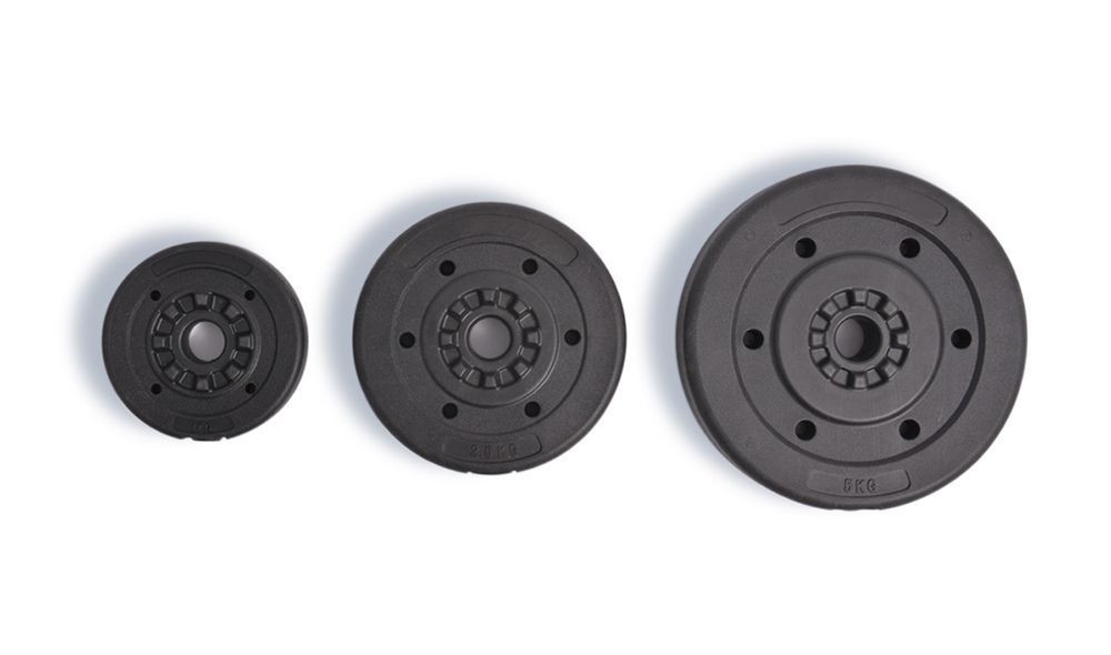 Concrete weight plate